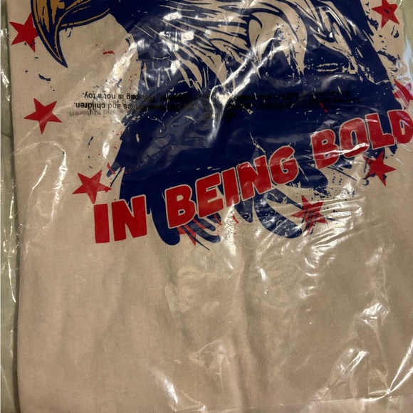 Grunt Style “Freedom in Being Bold” Men’s T-Shirt in Sand Color, Sz L - Picture 5 of 9